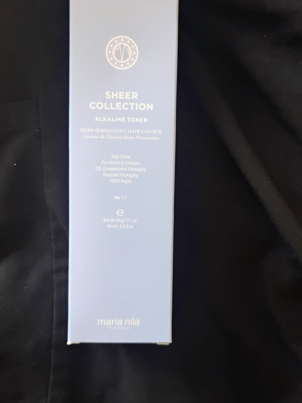 Maria Nila Sheer Collection 8.0  Natural100% vegan, alkaline demi-permanent hair